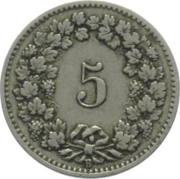 5 Rappen 1900 B